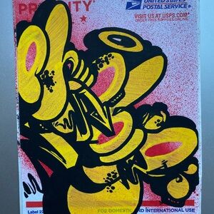 Phobia original graffiti art sticker Kaws Futura 2000 Barry McGee Irak Retna